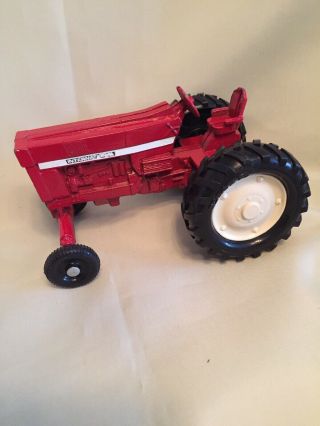 Vintage Ertl Toy Tractor International Big Red Farm Tractor Toy