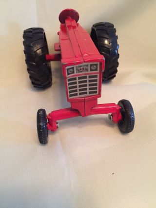 Vintage Ertl Toy Tractor International Big Red Farm Tractor Toy 2