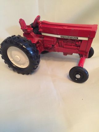 Vintage Ertl Toy Tractor International Big Red Farm Tractor Toy 3