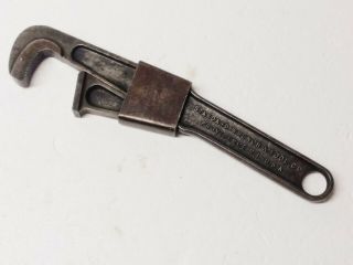 Vintage Standard Wrench & Tool Co 12 " Pipe Wrench Quick Adjust Fitzall