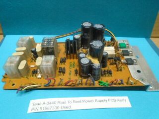 Teac A - 3440 Reel To Reel Power Supply Pcb Assy Pcb - 119