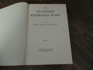 The Standard Reference Work,  10 Vintage (1922) Hardcover/Illustrated Vol.  Set 5