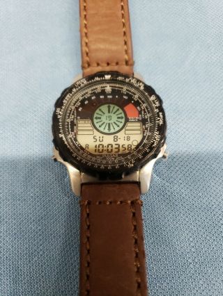 Nos Pulsar W800 - 6020 Vintage Digital Compass Watch