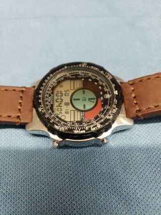 NOS Pulsar W800 - 6020 Vintage Digital Compass Watch 2