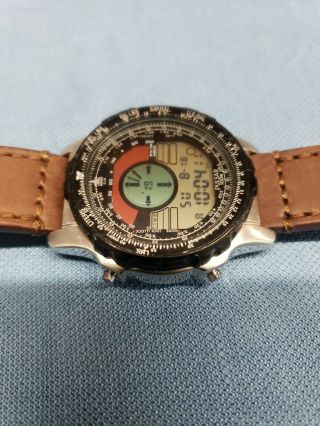 NOS Pulsar W800 - 6020 Vintage Digital Compass Watch 3