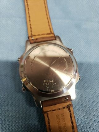 NOS Pulsar W800 - 6020 Vintage Digital Compass Watch 4
