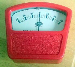 Vintage Crypton 60a Induction Ammeter With Leather Case