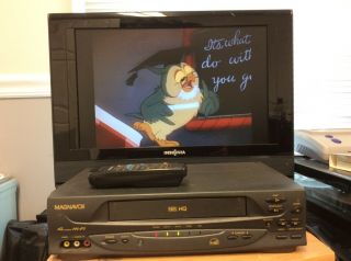 Philips Magnavox VCR Video Cassette Recorder VHS Player 4 Head HiFi VR601BMG23 2