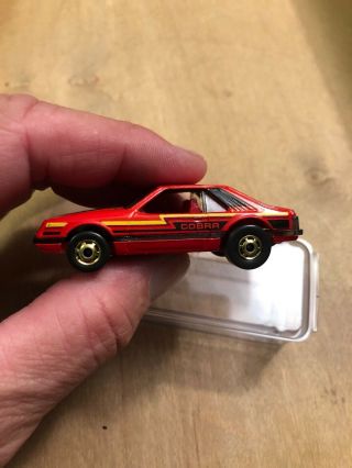 Hot Wheels the hot ones Orange turbo ford cobra mustang vintage 1979 foxbody 2