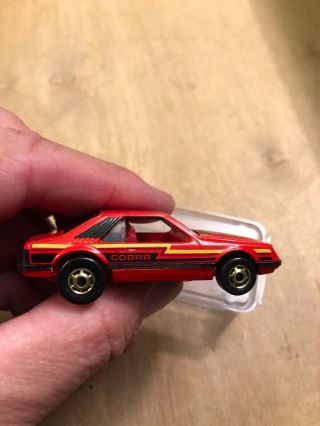Hot Wheels the hot ones Orange turbo ford cobra mustang vintage 1979 foxbody 5