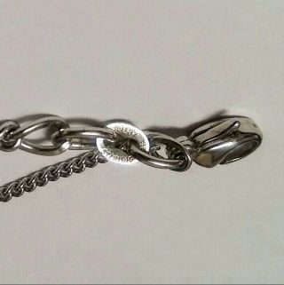 Vintage James Avery Sterling Silver Charm Bracelet w/ One Charm 3