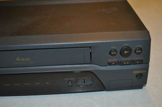 Symphonic SL2840 4 - Head VCR VHS Video Cassette Player No Remote & 3