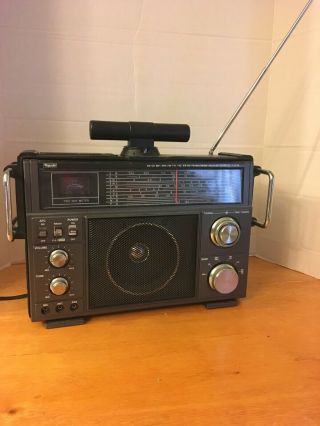 Rhapsody Ry - 610 Multi 10 Band Short Wave Radio Receiver 80s Boombox Cassette,