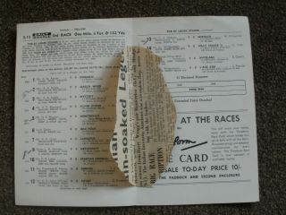 vintage Doncaster horse racing programmes 3