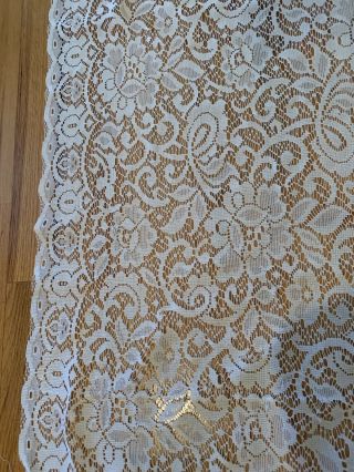 8 All Same Vintage Cottage Chic Lace Window Curtain Panels Approx 38 " X85 " Guc