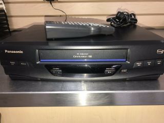 Panasonic PV - V4020 4 Head HiFi Omnivision VCR VHS 120v W/ Remote 2
