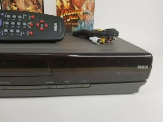 RCA VR622HF Stereo VHS VCR Video Cassette Recorder Player w/ Remote Control 6