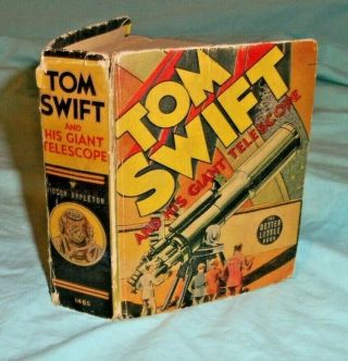 Vintage Tom Swift And His Giant Telescope Better Little Book 1939