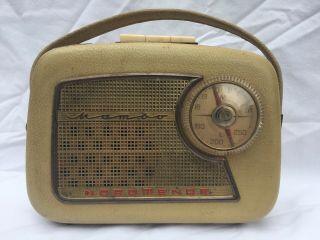 Vtg 1960 Nordmende Mambo Portable Transistor Shortwave Radio,