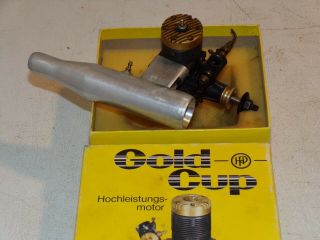 Vintage Hertenberger Hochleistungs 40 F=rc Gold Cup Hobby Airplane Motor Engine