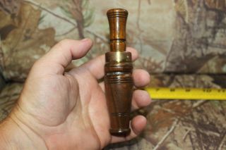 Vintage wooden duck call - maker?? Sounds awesome 2