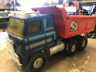 Vintage Ertl Blue International Automatic Dump Truck