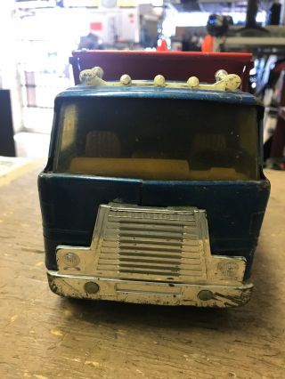 Vintage ERTL Blue International Automatic Dump Truck 2