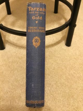 Tarzan and the City of Gold,  Edgar Rice Burroughs,  First Edition 3