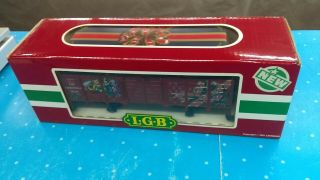 Vintage Lgb Lehmann 4021ct Gondola Car With Gift Box Christmas Load Mib