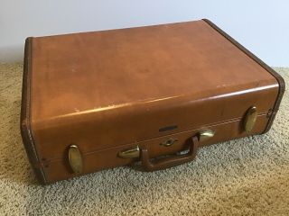 Vintage Samsonite Suitcase Shwayder 4632 21 " Wardrobe Luggage Brown