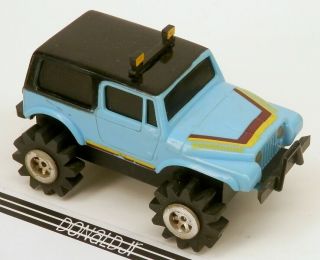 Vintage Stomper Jeep Renegade Cj Hardtop Blue 4x4 (- Rolling Gutted Chassis)