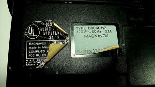 Magnavox Model D8060 4 Speaker System Cassette AM/FM Boombox Radio Vtg Black 6