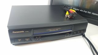 Panasonic Vcr Vhs Player Pv - 9450 4 Head Hi - Fi Stereo Video Cassette Vhs Recorder