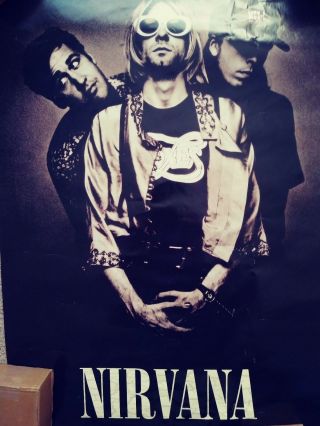 Nirvana Kurt Cobain Poster Vintage