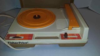 Vintage 1978 Fisher Price 825 Record Player 33/45 Turntable 13 