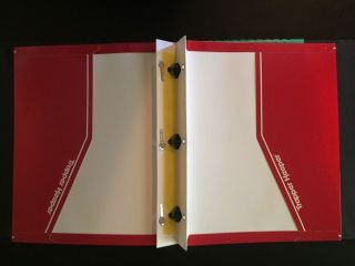 Vintage Mead Trapper Keeper Notebook Designer Series 1988 29100 Geo Design 6