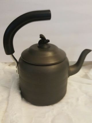 Calphalon Anodiized 2 Qt Tea Pot Kettle Beehive Bee Lid Ireland Vintage