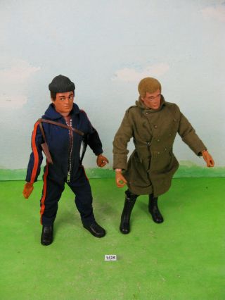 Vintage Action Man X2 Eagle Eyes & Flock Hair Model Toy Collectable 1125