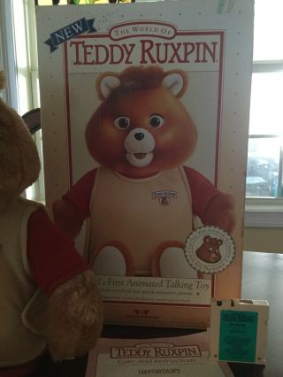 Vintage Teddy Ruxpin With Box 3