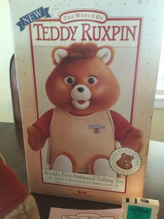 Vintage Teddy Ruxpin With Box 8