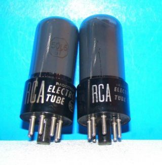 50l6gt Aa5 Rca Audio Vacuum Tubes 2 Valves Radio Vintage Amplifier 50l6g