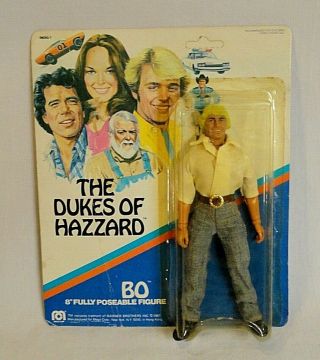 Look 1981 Mego Dukes Of Hazzard " Bo Duke " Vintage 8 " Figure On The Card