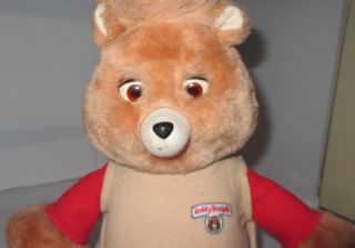 Teddy Ruxpin Bear Animal Doll Toy w Vest 1992 Vintage 2