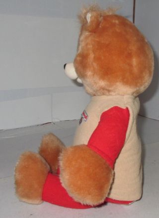 Teddy Ruxpin Bear Animal Doll Toy w Vest 1992 Vintage 4