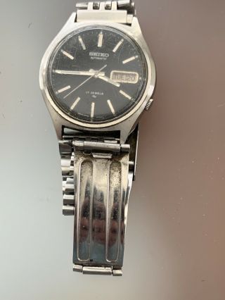 Japan Made Vintage Seiko Automatic Day Date 17j Wrist Watch Men 