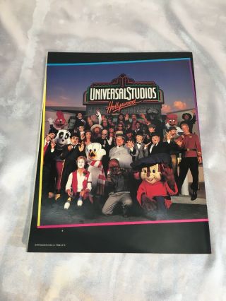Vintage 1992 Official Pictorial Guide To Universal Studios Hollywood Collectible 2