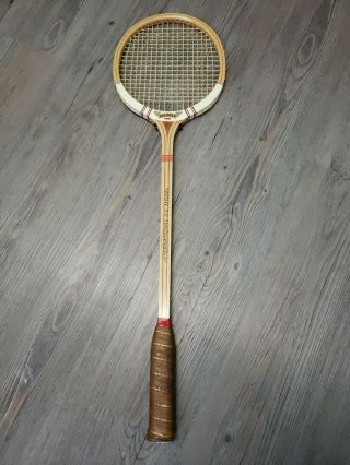 Vintage Dunlop Maxply Fort International S.  G.  Model Squash Racket