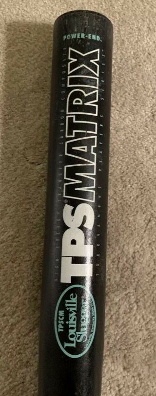 Vintage Louisville Slugger Tps Carbon Matrix Softball Bat Tpscm32m 34 " / 32oz.