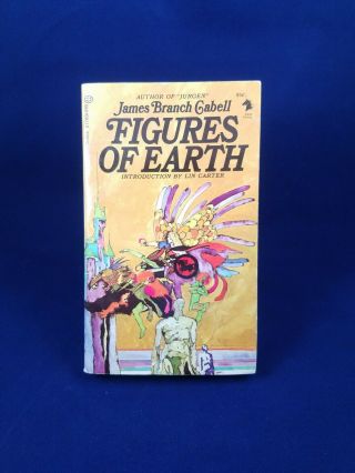 Figures Of Earth By James Branch Cabell Ballantine Adult Fantasy Ed.  Lin Carter