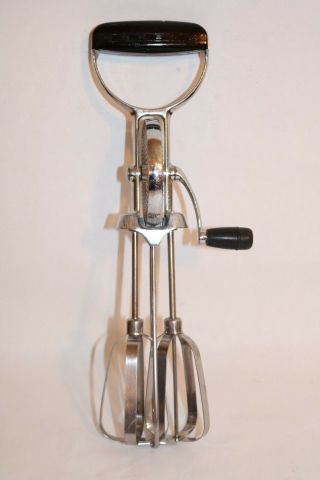 Vintage Best Hand Mixer Crank Stainless Steel Made In Usa